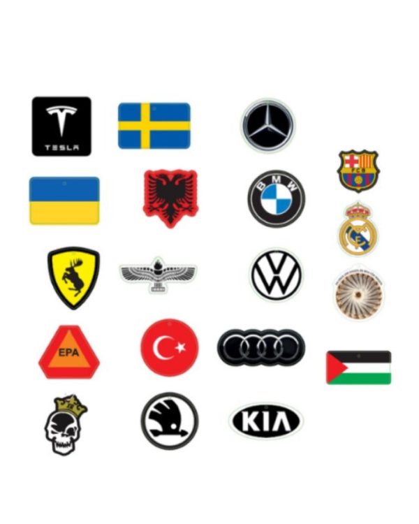 5-pak unikke duftende grantræer - 15+ modeller