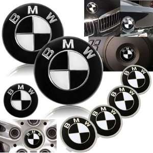 BMW Svart/Vita 7-pack emblem