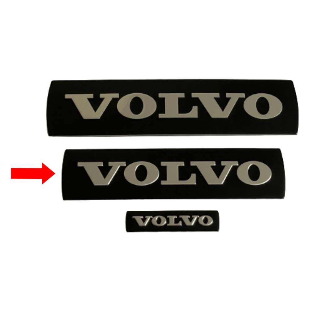 Svarta Volvo emblem till grill & ratt