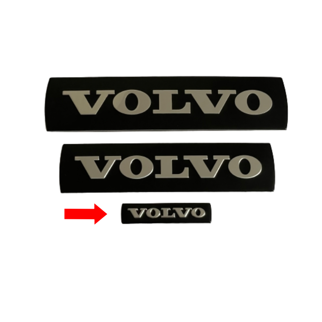 Svarta Volvo emblem till grill & ratt