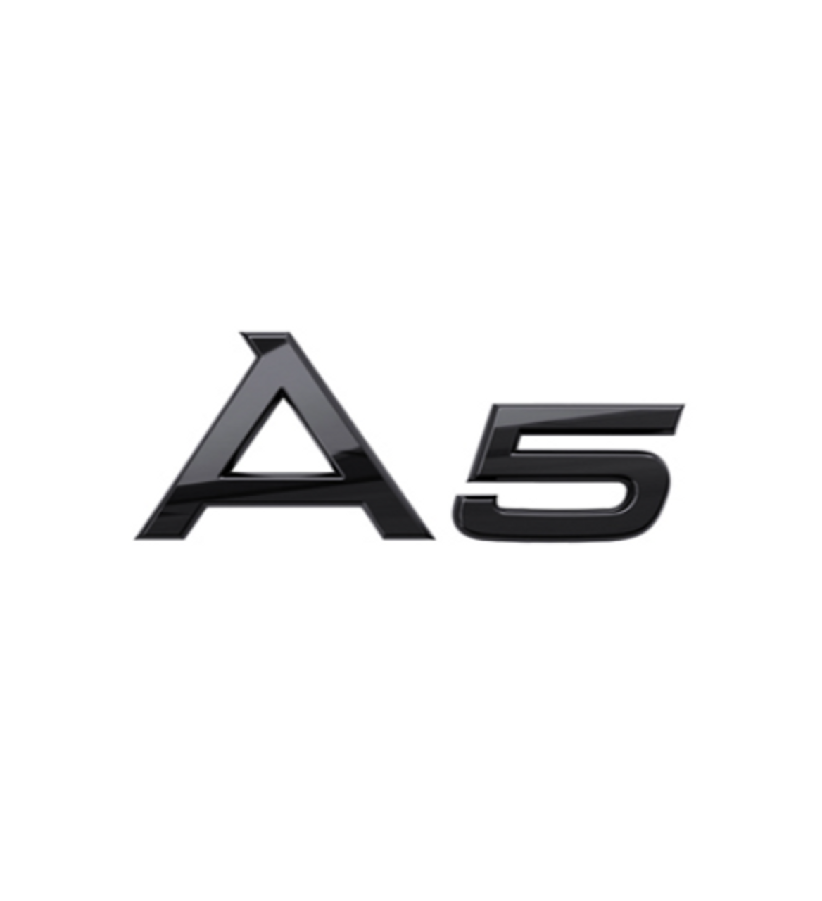 Audi modellemblem - svart