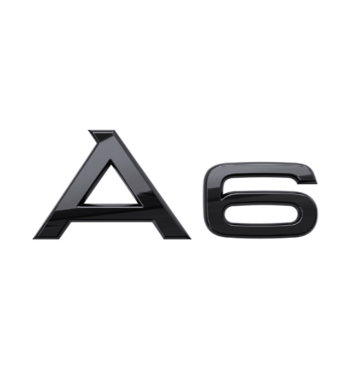 Audi modellemblem - svart