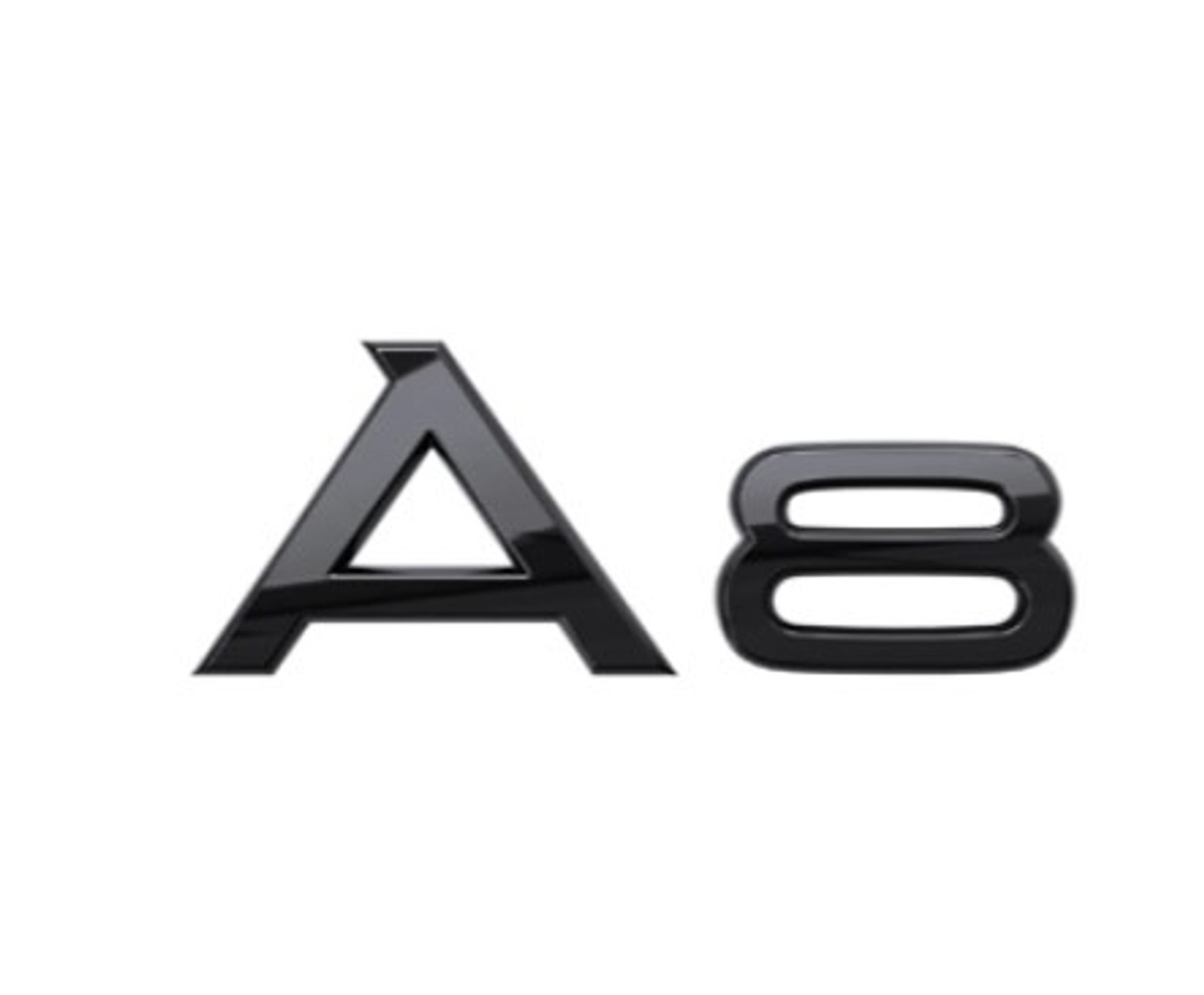 Audi modellemblem - svart