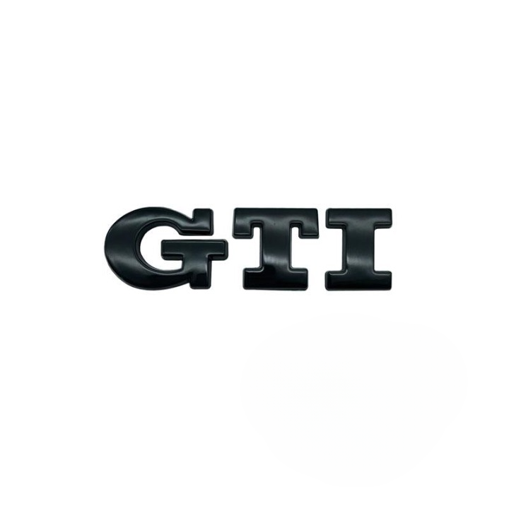 GTI emblem blanksvart - (grill/baklucka)