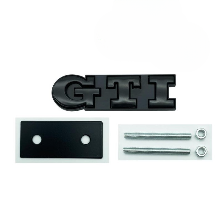 GTI emblem blanksvart - (grill/baklucka)