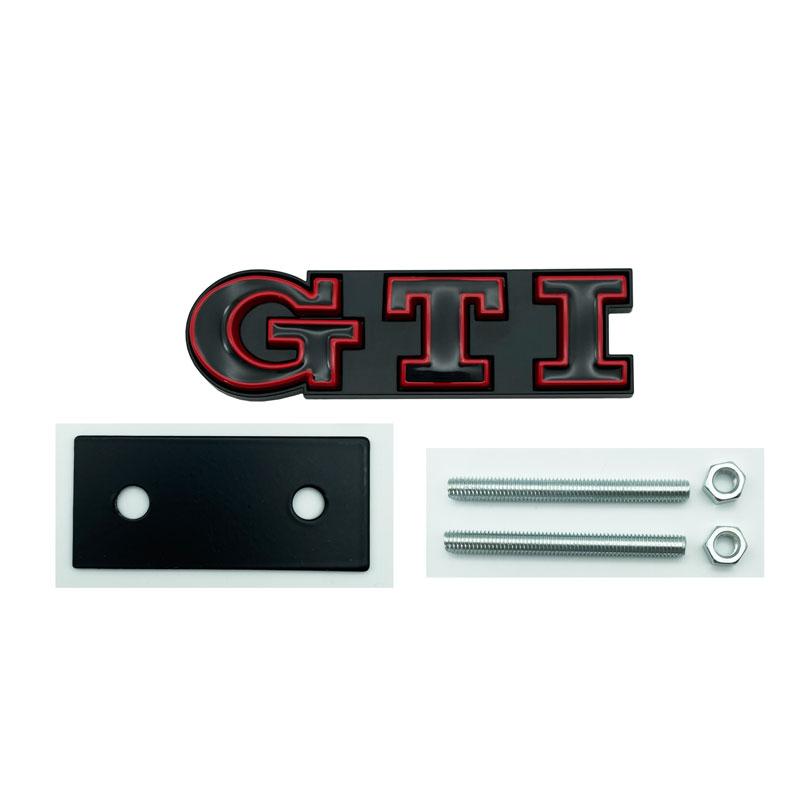 GTI emblem svart/röd - (grill/baklucka)