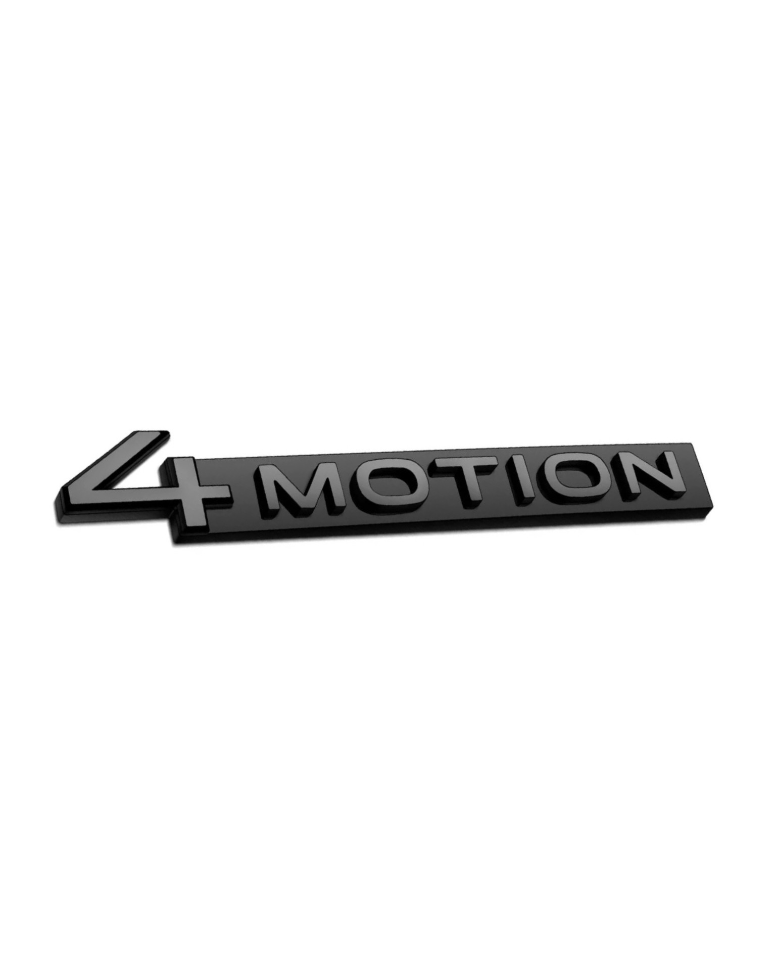 Svarta/Röda 4Motion emblem till Volkswagen - Grill/Baklucka
