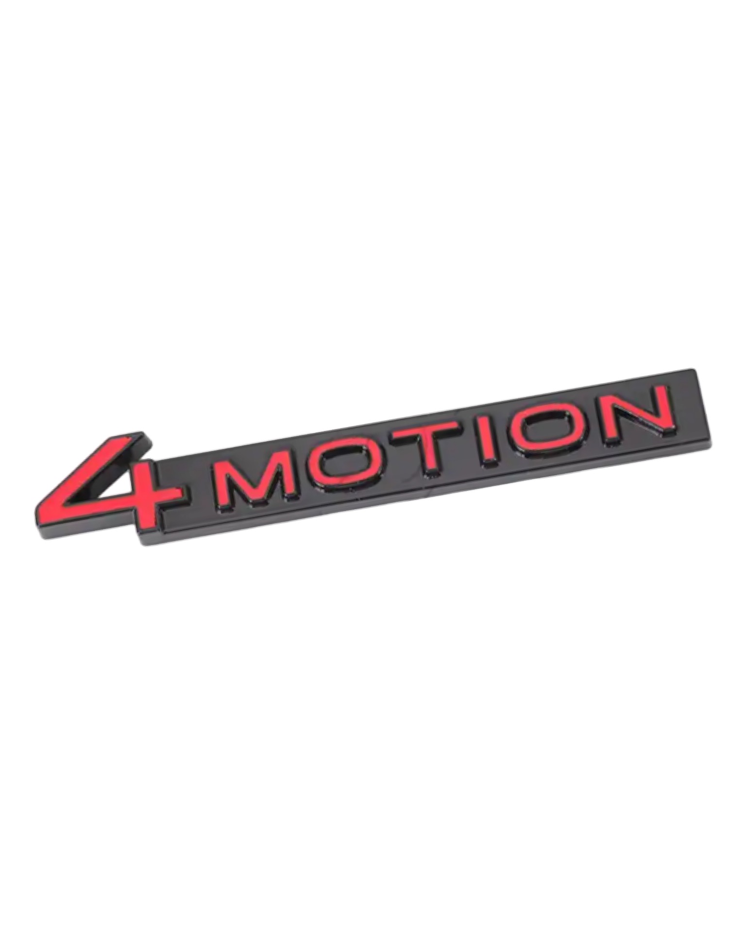 Svarta/Röda 4Motion emblem till Volkswagen - Grill/Baklucka