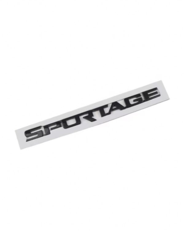 Svart KIA Sportage emblem