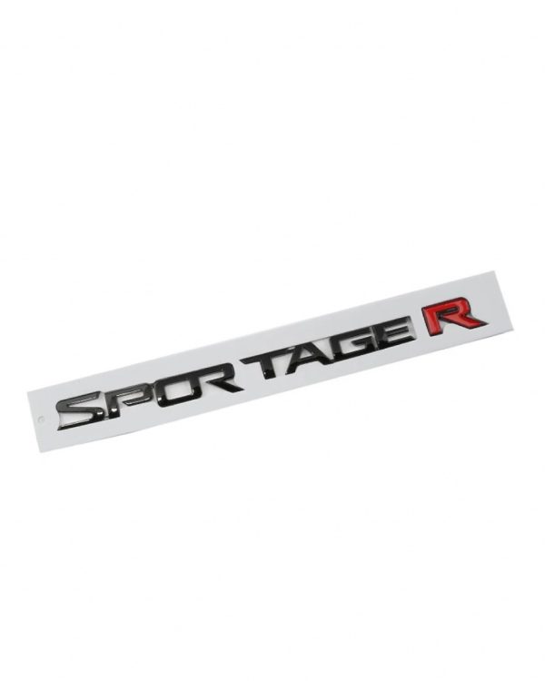 Svart KIA Sportage R emblem