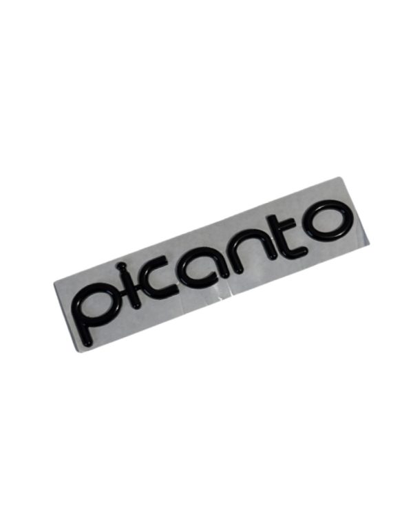 Svart KIA Picanto emblem