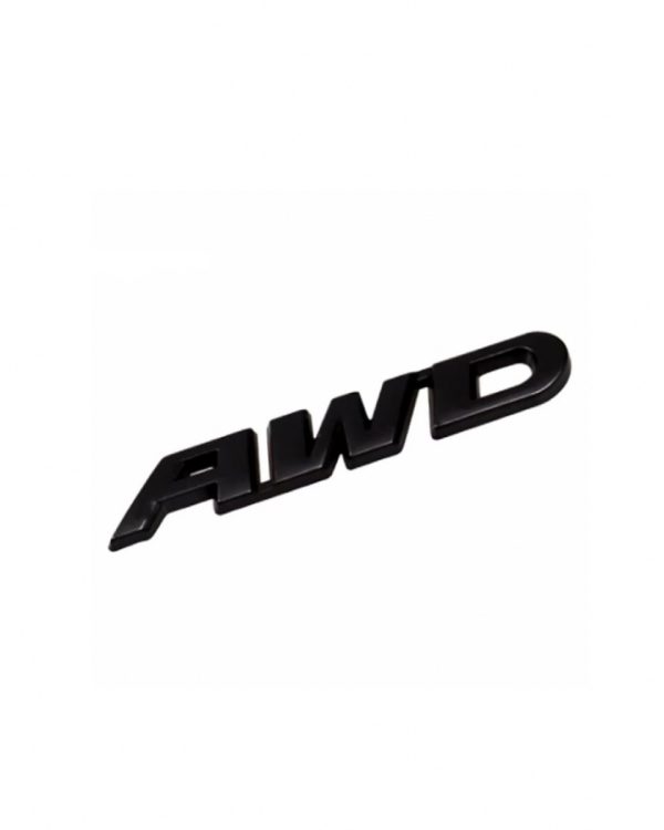 Svart AWD emblem till KIA