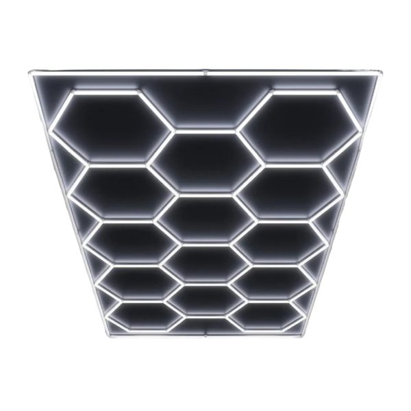 Hexagon belysning LED-Armatur 243x484cm - 6000K (Flera färger) - Bild 10