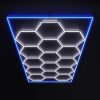 Hexagon belysning LED-Armatur 243x484cm - 6000K (Flera färger) - Bild 7