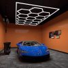 Hexagon belysning LED-Armatur 243x484cm - 6000K (Flera färger) - Bild 14