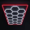 Hexagon belysning LED-Armatur 243x484cm - 6000K (Flera färger) - Bild 9