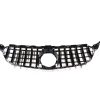 Mercedes GT-grill AMG look panamerican C-klass W205 14-18 (Helsvart) - Bild 2