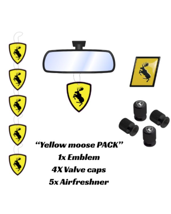 GUL ÄLG pack - Doftgranar emblem ventilhattar
