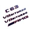 Exklusiva Mercedes AMG Svart/Röda emblem (15+ modeller) - Bild 8