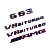 Exklusiva Mercedes AMG Svart/Röda emblem (15+ modeller) - Bild 5