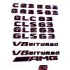 Exklusiva Mercedes AMG Svart/Röda emblem (15+ modeller) - Bild 2