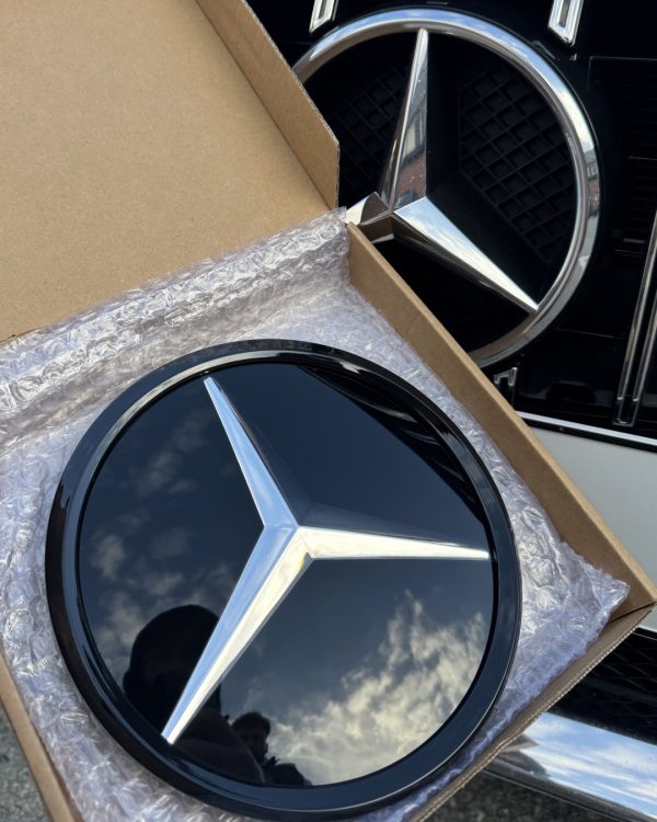Mercedes stjärna facelift uppgradering (mirror/platt/distronic) - 210mm