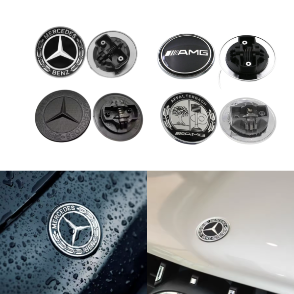 Mercedes-Benz huv emblem 57mm (Flera modeller)