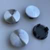Tesla centrumkåpor 4-pack krom 57mm