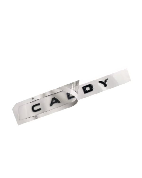 Svart Caddy emblem till VW (Nya modellen)