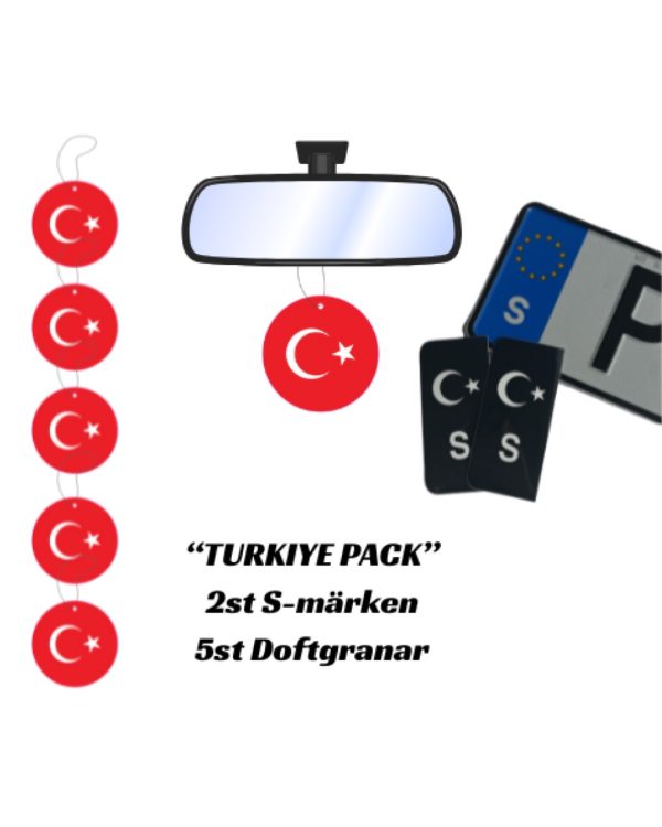 TURKIYE pack - Doftgranar och S-märken