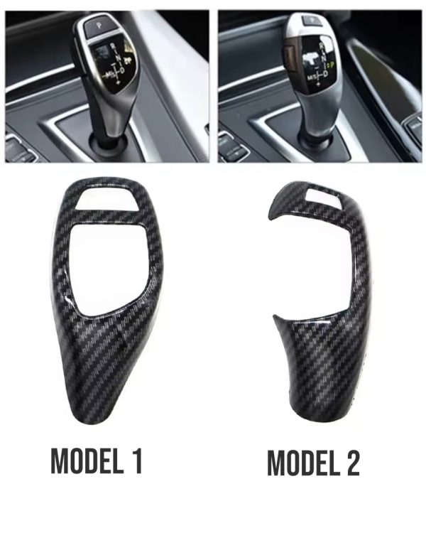 BMW "Kolfiber" kåpa till växelspak - Flera modeller