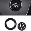 Svart VW ratt emblem svart/"kolfiber" - Passar flera modeller - Bild 4