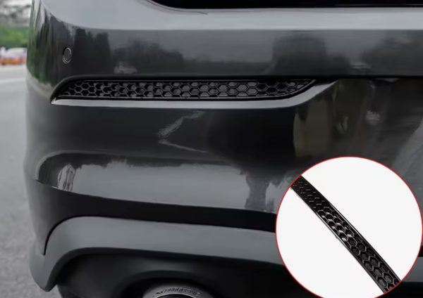 Volkswagen Golf MK8 2-pack reflex överlägg i svart hexagon - Bild 2
