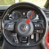 Svart VW ratt emblem R-line - Passar flera modeller - Bild 2