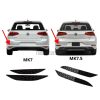 Volkswagen Golf MK7/MK7.5 2-pack reflex överlägg i svart hexagon