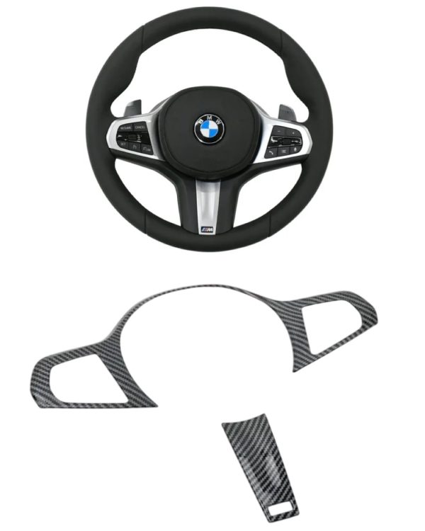 BMW ratt överlägg i "kolfiber" till M sport ratt - Flera modeller