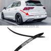 Volkswagen Golf MK8 2-pack reflex överlägg i svart hexagon - Bild 4
