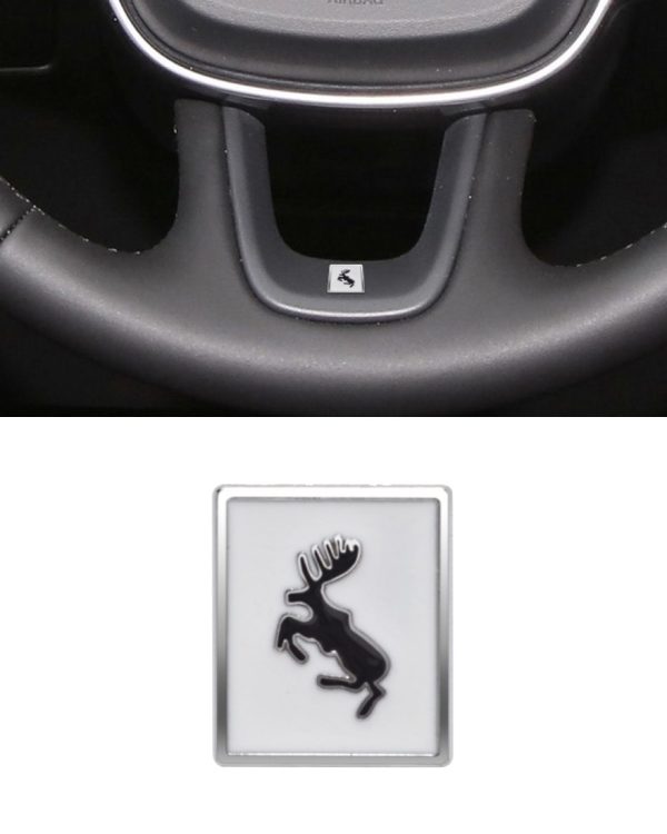 Älg emblem till ratt passande Polestar/Volvo - Flera färger - Bild 6