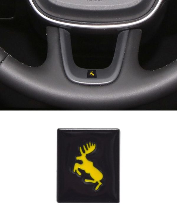 Älg emblem till ratt passande Polestar/Volvo - Flera färger - Bild 5