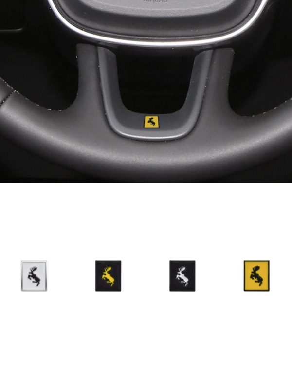 Älg emblem till ratt passande Polestar/Volvo - Flera färger