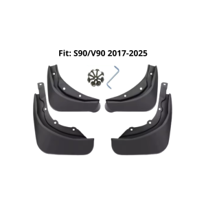 Passande S90/V90 Stänkskydd/Mudflaps 4-pack – Passar 2017-2025