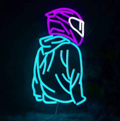 LED Neon Skylt – Bikelife (42×25 cm) till garage/hem/kontor 1 LED Neon Skylt – Bikelife (42×25 cm) till garage/hem/kontor