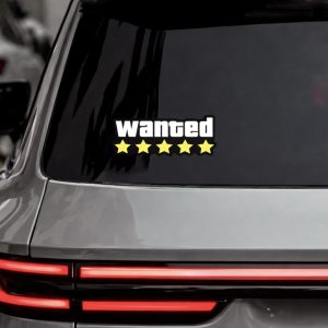 GTA Wanted dekal 18x8cm