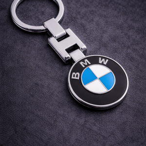 BMW Nyckelring i Metall – Klassisk Rund BMW-Logotyp