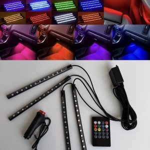 LED Ambient Light Kit för Bil – 8 Färger | Universell Passform