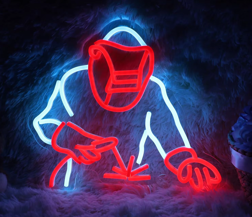 LED Neon Skylt – Svetsare (34.8x31.5cm) till garage/hem/kontor 1 LED Neon Skylt – Svetsare (34.8x31.5cm) till garage/hem/kontor