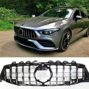 Mercedes CLA GT grill – 2019-2023 W118/C118/X118 + CLA35 – Krom/Svart