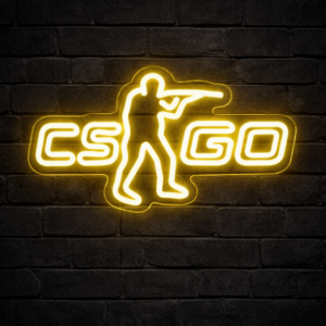LED Neon Skylt – CSGO (34x19.7cm) till garage/hem/kontor