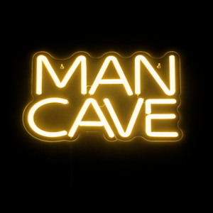 LED Neon Skylt – Man Cave (25.7x19.5cm) till garage/hem/kontor