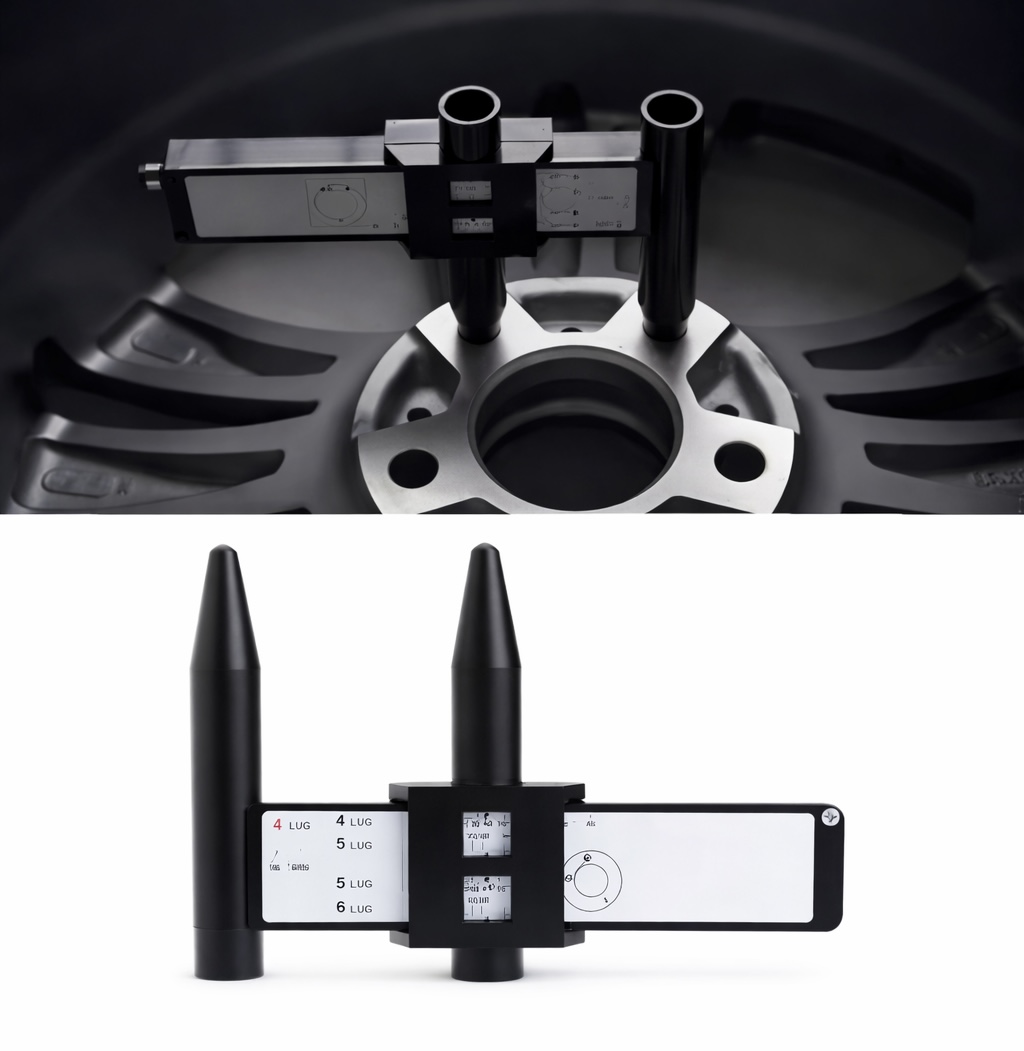 Bultcirkelmätare (PCD) för fälgar (Bultmönster) 1 Bultcirkelmätare (PCD) för fälgar (Bultmönster)